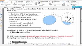 cours et exercices de la statique des fluidesCours et exercices corrigés de mécanique des fluides [upl. by Ellennahc]