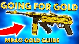 FASTEST WAY TO GET MP40 GOLD  GOLD CAMO GUIDE – COD VANGUARD [upl. by Onaireves]