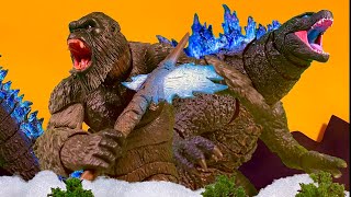 Godzilla x Kong The New Empire  PART 1  StopMotion Battle [upl. by Eeresed]