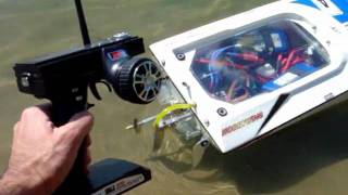 RC FE Brushless Boat Water Cooling pump [upl. by Garretson]