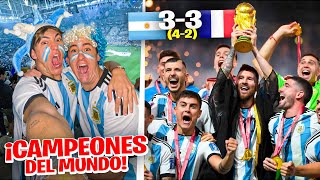 ARGENTINA CAMPEONA del MUNDO ¡Así vivimos el PARTIDO en el CAMPO [upl. by Alehcim361]