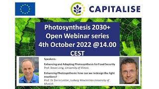 Photosynthesis 2030 Webinar series October 2022 [upl. by Atinek304]