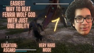 How to Beat Fenrir Binding Fate Most Easiest Method on Very Hard Assassin Creed Valhalla [upl. by Killen]