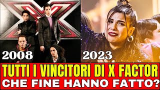 TUTTI I VINCITORI DI X FACTOR  Ecco cosa fanno oggi [upl. by Ainigriv146]