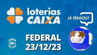 Loterias CAIXA  Federal 23122023 [upl. by Thea]