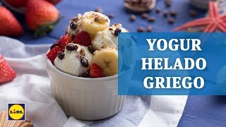 Crea Tu Propio Yogur Helado Griego  Recetas Griegas [upl. by Yztim]