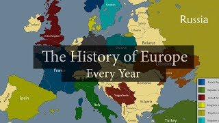 The History of Europe 2600 BC  2020 AD Every year [upl. by Uriah]