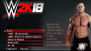 180MB wwe 2k18 Mod wwe svr 11 psp its not psp folder by Mraj SVR [upl. by Huei684]