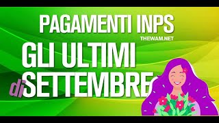 STATO PAGAMENTI INPS 2530 SETTEMBRE ASSEGNO UNICO BONUS [upl. by Erlinna]