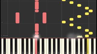 Stranger things main theme Piano sheet amp Synthesia [upl. by Akihsat]