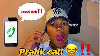 Prank Calling Girls on my Contacts  should i send you 5k 🤣  she roasted me damn😭💔 [upl. by Boar]