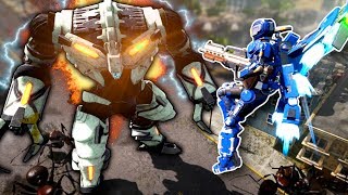 GIANT ALIEN ROBOT INVASION  Earth Defense Force Iron Rain Gameplay [upl. by Hoxsie]