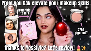 YesStyle Makeup Haul I Never Used to Do My Makeup Like THIS [upl. by Ireland]