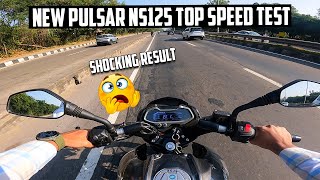 New Bajaj Pulsar NS125 LED Model Top Speed Test  150cc Bike फेल कर दी । [upl. by Draillih]