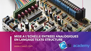 PROGRAMMER ENTREES ANALOGIQUES EN SCL SIEMENS S71500 [upl. by Nichols]