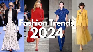 THE 18 BIGGEST FASHION TRENDS of 2024 YOU WILL SEE EVERYWHERE [upl. by Ahseela]