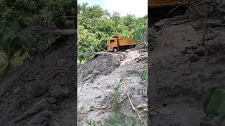 Constructionvehicletoys dumptruck Mountaintransportvehicle rcunboxing automobile excavator [upl. by Asfah]