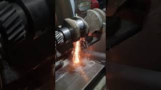 Crankshaft Servicing  Crankshaft surface grinding [upl. by Ardnasella]