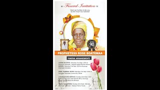 Final funeral rites of the late Prophetess Rose Boatemaa aged 90 at Konongo  Odumase on 210924 [upl. by Ikuy838]