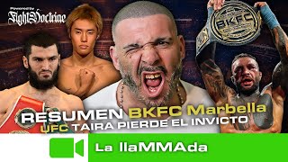 RESUMEN Bare Knucle BKFC Marbella TENAGLIA vs SOTO y UFC TAIRA pierde el INVICTO [upl. by Naginarb]