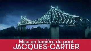 Mise en lumière du pont JacquesCartier  concept préliminaire [upl. by Aiekahs974]