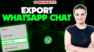 How to export whatsapp chat 2024 Quick amp Easy [upl. by Kcirddot]