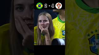 Brazil vs Portugal  Hd football video footballmatch soccer soccergame [upl. by Mallen]