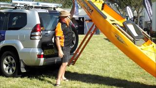 The BEST Kayak Loader on the market   Boathoist Loading Systems [upl. by Caines]