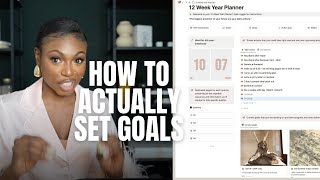 HOW TO SET YOUR 2024 GOALS AND SMASH THEM IN 12 WEEKS TO REINVENT YOURSELF [upl. by Schlosser]