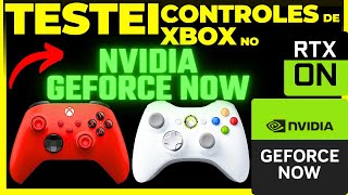 Testando Controles de Xbox no Geforce Now  Nvidia Geforce Now  Samsung Gaming Hub [upl. by Rellim]