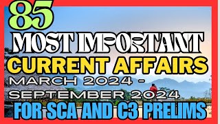 Most Important Current Affairs MCQs  Senior Computer Assistant  TPSC Combined  tpsc jrbt [upl. by Henson]