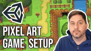 Unity Pixel Art Game Tutorial  Complete Starting Setup [upl. by Nnaharas457]