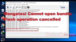 Fix Cannot open bundle Flash operation cancelled [upl. by Bertine]