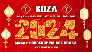 Čínský Horoskop 2024 Koza  Láska Zdraví a Feng Shui pro Čínské Znamení Koza na Rok Draka 2024 🐐 [upl. by Audun]