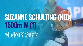 Suzanne SCHULTING NED  Winner  1500m W 1  Almaty  ShortTrackSkating [upl. by Whallon406]