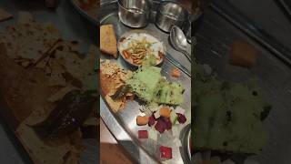 Iscon thal Ahmedabad  iscontemple thali indianfood shortvideo tasty yummy ahmedabad shorts [upl. by Laurella]