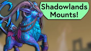 Shadowlands Mounts New Mount Models from the Shadowlands Alpha [upl. by Ramma575]