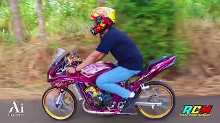 Modifikasi motor Ninja RR 150 Part 2 RCM 2017  Ai Creative [upl. by Lindley]