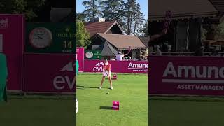 Olivia Cowan Golf Swing  The Amundi Evian Championship 2022 [upl. by Ynafetse]