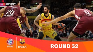 FC Bayern MunichFC Barcelona  Round 32 Highlights  202324 Turkish Airlines EuroLeague [upl. by Ecerehs195]