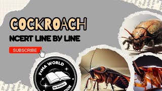 cockroach Ncert line by line in hindi explanation by FMA 🌍👍 viralvideo subscribemychannel [upl. by Asile]