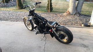 Virago 1100 Bobber part 17 [upl. by Adnaloy]