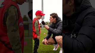 Junior Bomber is a Nick Bryan SUPERFAN 😂 afl shortsvideo shorts [upl. by Mandeville709]