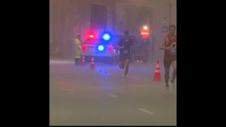 Storms prompt shelterinplace order during Flying Pig Marathon [upl. by Can]