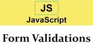 26 Form Validations in JavaScript [upl. by Larrisa]