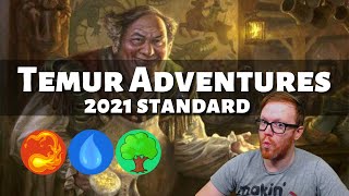 Mtg Standard Temur Adventures  Standard 2021 Ranked [upl. by Diarmuid]