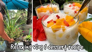 Summer Tropical flavors Coconut Mango amp Pineapple Parfait  Cooking home amp garden cookwithme [upl. by Salvador995]