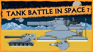 Space Battle  Cartoon about monsters tanks [upl. by Satsoc]