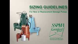 SSPMA Sewage Pump Sizing PowerPoint [upl. by Gertrud]