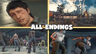 All ENDINGS  DEAD RISING 3 HD [upl. by Yttel893]